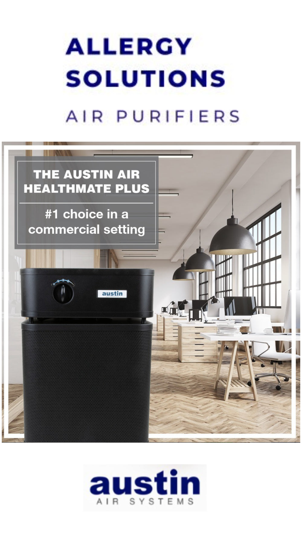 Austin Air by Allergy Solutions Air Purifiers in the Office